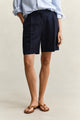 Szorty damskie relaxed fit granatowe