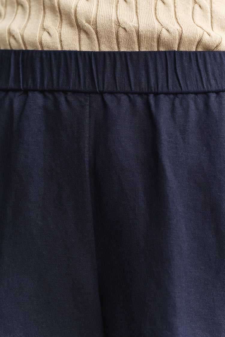 Szorty damskie relaxed fit granatowe