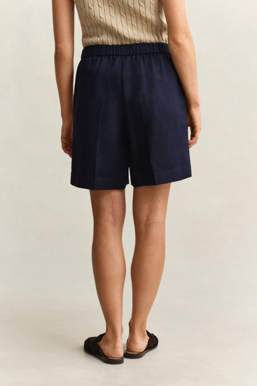 Szorty damskie relaxed fit granatowe