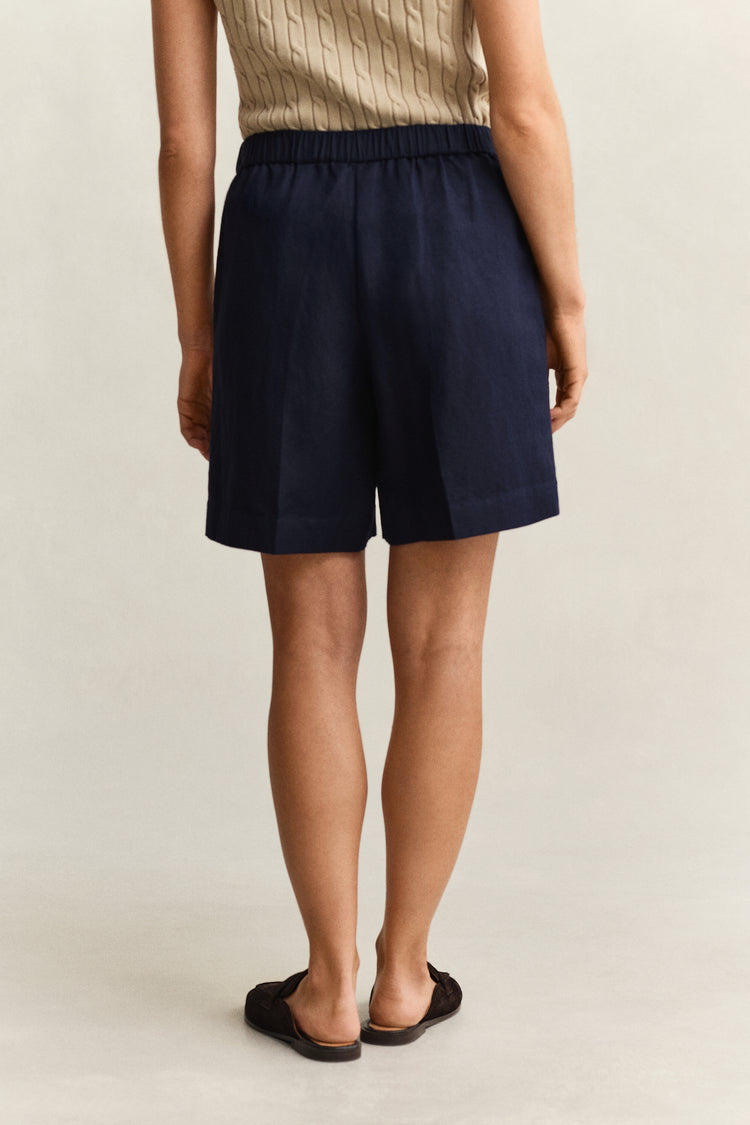 Szorty damskie relaxed fit granatowe