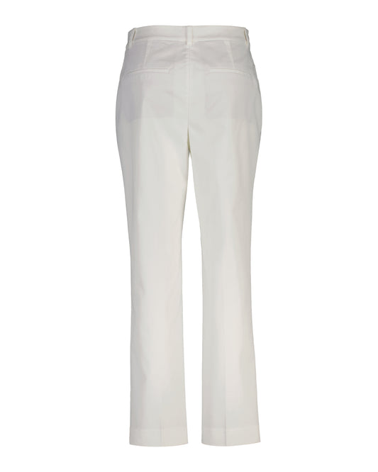 Spodnie damskie slim fit białe