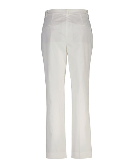 Spodnie damskie slim fit białe