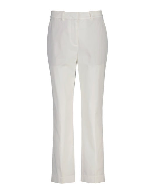 Spodnie damskie slim fit białe