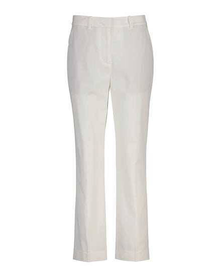 Spodnie damskie slim fit białe