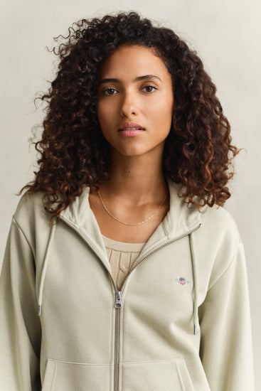 Bluza damska relaxed fit beżowa