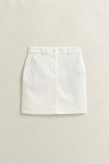 Spódnica damska regular fit biała