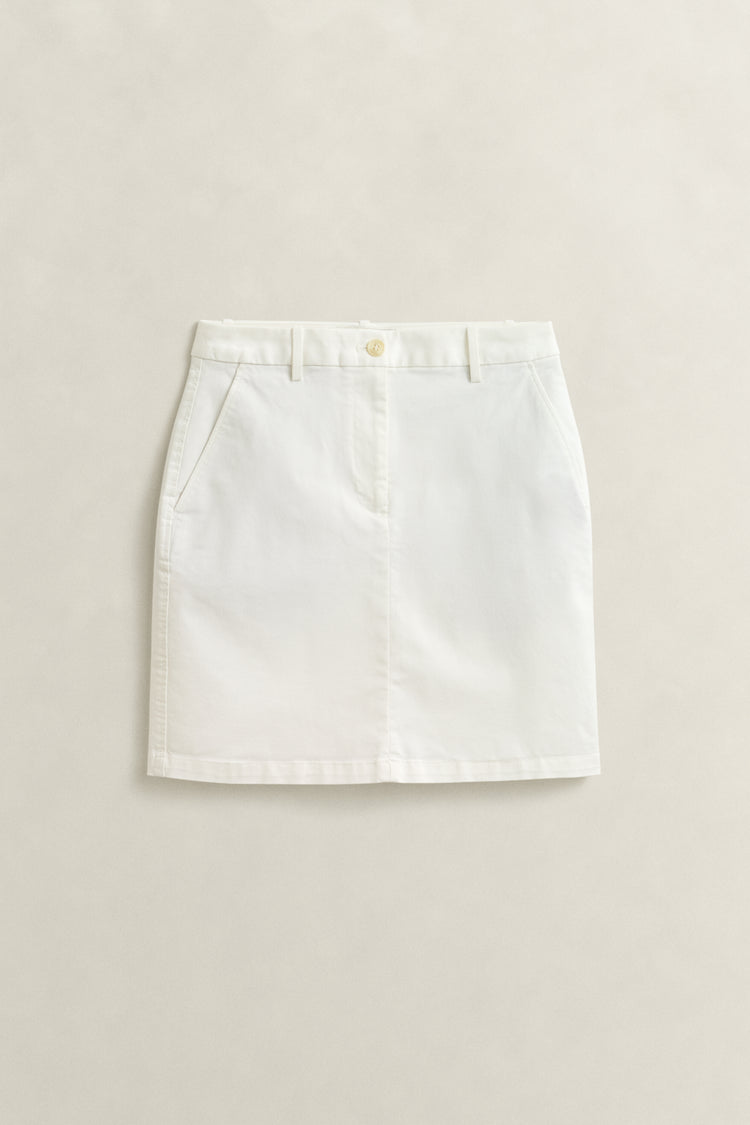Spódnica damska regular fit biała