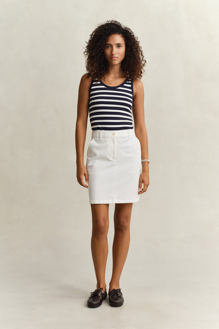 Spódnica damska regular fit biała