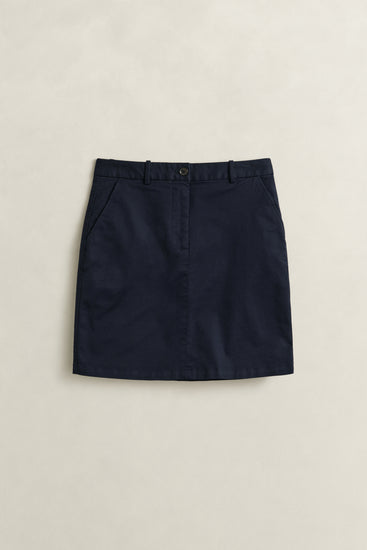Spódnica damska regular fit granatowa