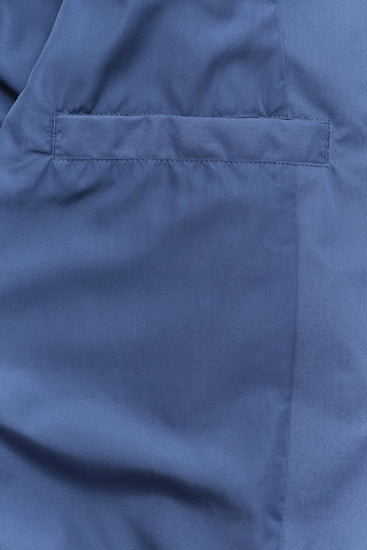 Kurtka męska ze stójką z długim rękawem regular fit niebieska