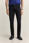 Jeansy męskie slim fit czarne