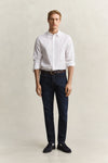 Jeansy męskie slim fit granatowe