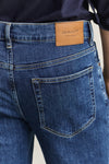 Jeansy męskie regular fit niebieskie