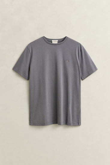 T-shirt Shield męski regular fit szary