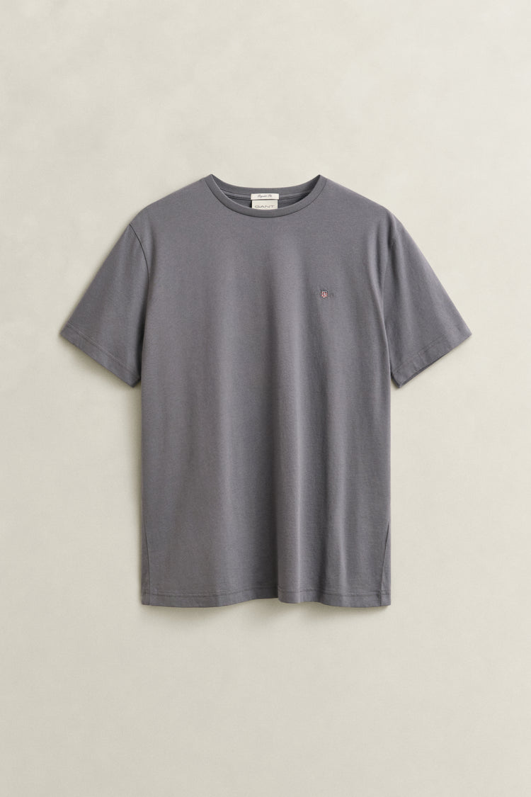 T-shirt Shield męski regular fit szary