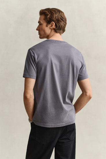 T-shirt Shield męski regular fit szary