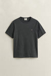 T-shirt męski z okrągłym dekoltem regular fit szary