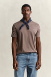 T-shirt Shield męski regular fit beżowy