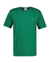 T-shirt Shield męski regular fit zielony