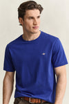 T-shirt Shield męski regular fit granatowy
