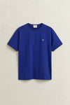 T-shirt Shield męski regular fit granatowy