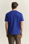 T-shirt Shield męski regular fit granatowy