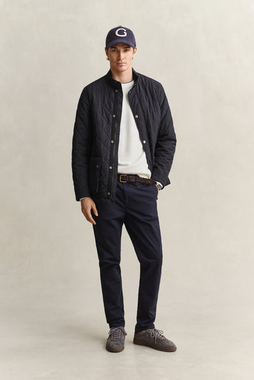 Bluza męska z okrągłym dekoltem regular fit biała