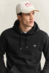 Bluza męska z kapturem regular fit czarna