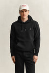 Bluza męska z kapturem regular fit czarna