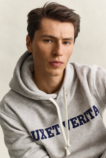 Bluza Yale męska z kapturem szara