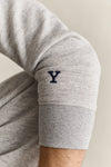 Bluza Yale męska z kapturem szara