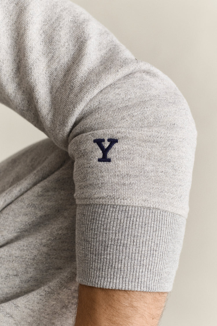 Bluza Yale męska z kapturem szara