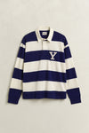 Koszulka rugby Yale męska w paski