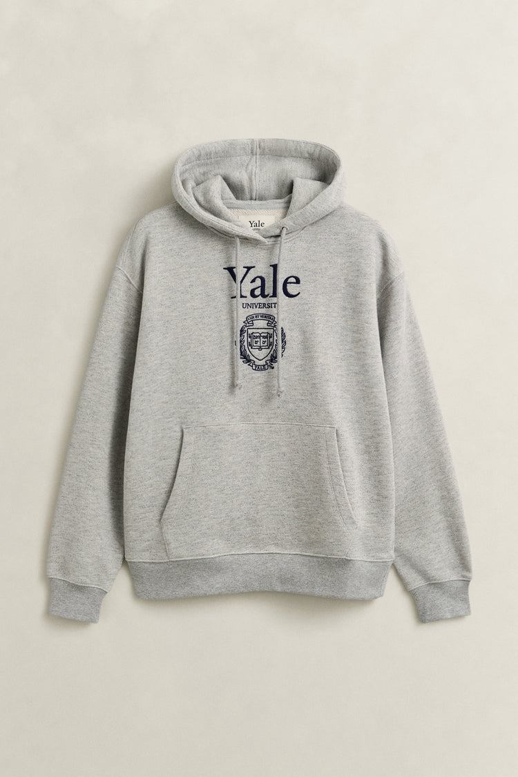Bluza Yale damska z nadrukiem z kapturem relaxed fit