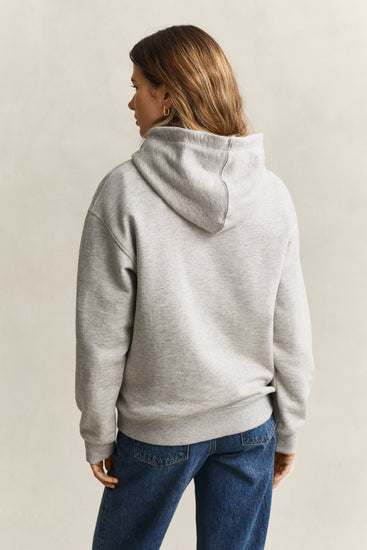 Bluza Yale damska z nadrukiem z kapturem relaxed fit