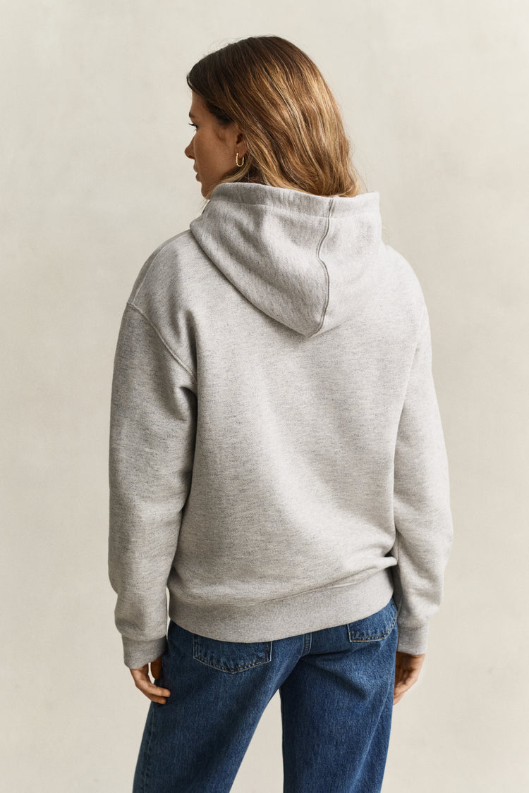 Bluza Yale damska z nadrukiem z kapturem relaxed fit