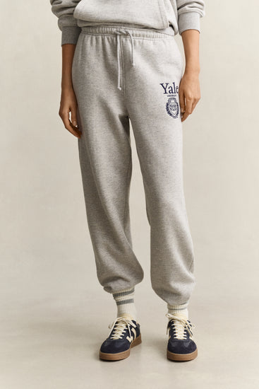 Spodnie dresowe Yale damskie z nadrukiem regular fit