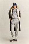 Spodnie dresowe Yale damskie z nadrukiem regular fit