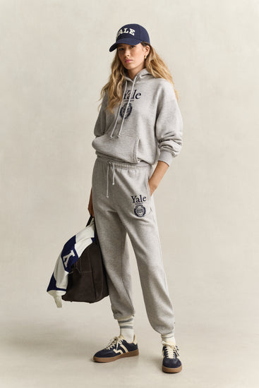 Spodnie dresowe Yale damskie z nadrukiem regular fit