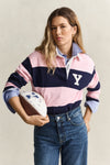 Koszulka rugby Yale damska w paski