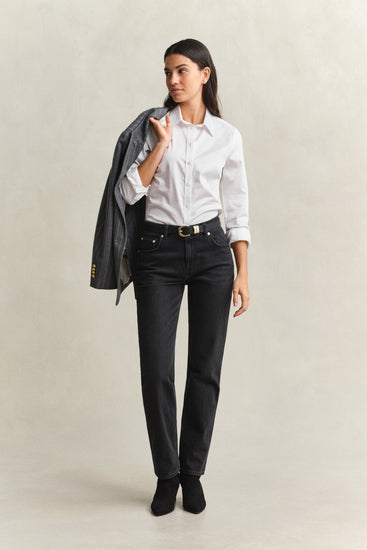 Koszula damska slim fit biała