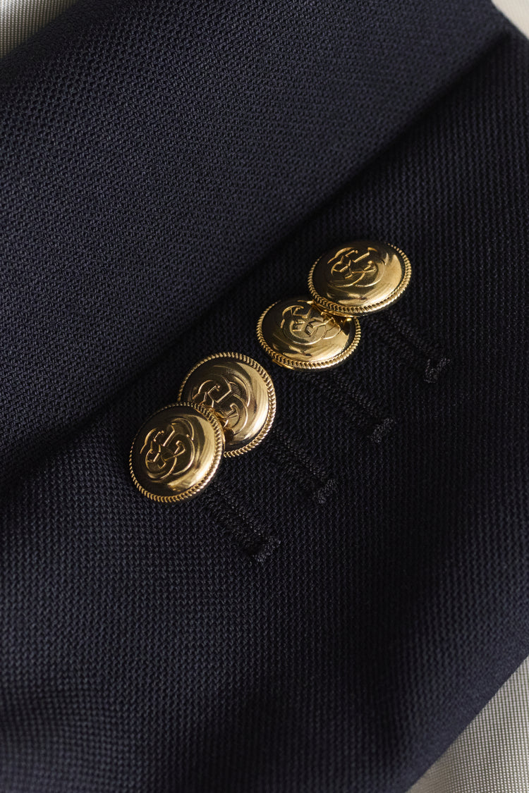 Marynarka damska slim fit granatowa