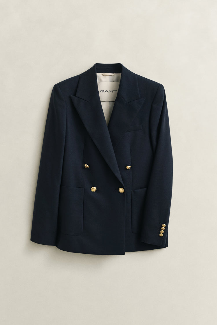 Marynarka damska slim fit granatowa