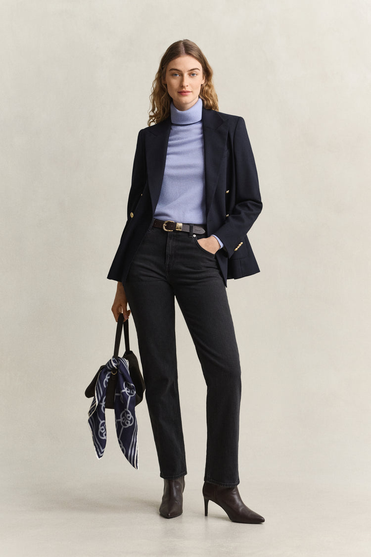 Marynarka damska slim fit granatowa