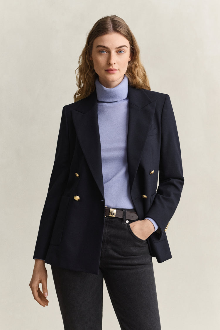 Marynarka damska slim fit granatowa