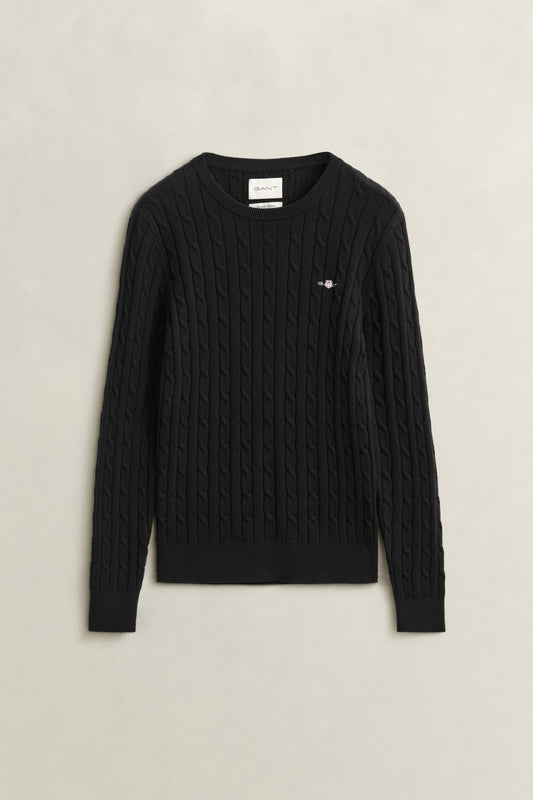 Sweter damski slim fit czarny