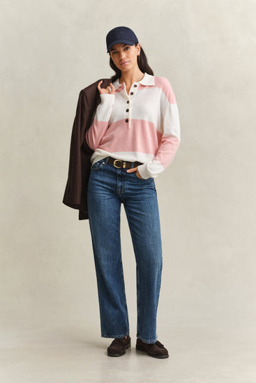 Sweter damski w paski