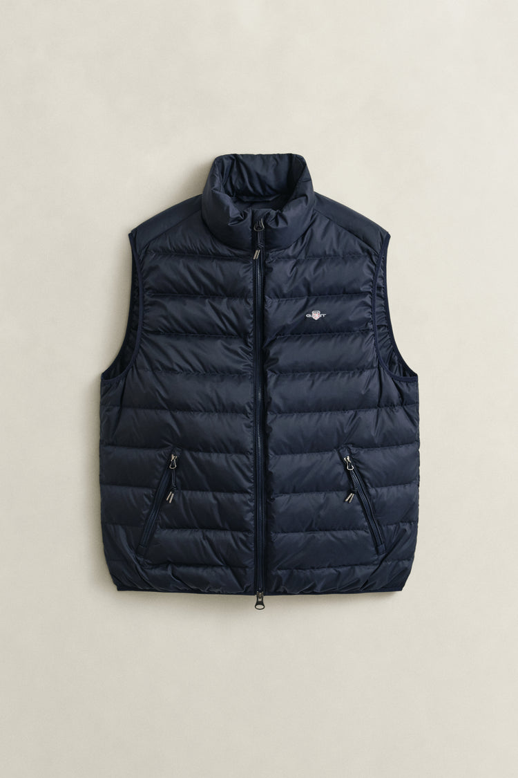 Lekka kamizelka puchowa męska regular fit granatowa