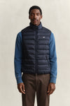 Lekka kamizelka puchowa męska regular fit granatowa
