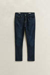 Jeansy męskie slim fit granatowe